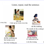 Комплекс грамматических и лексических упражнений по теме "Работа по дому"